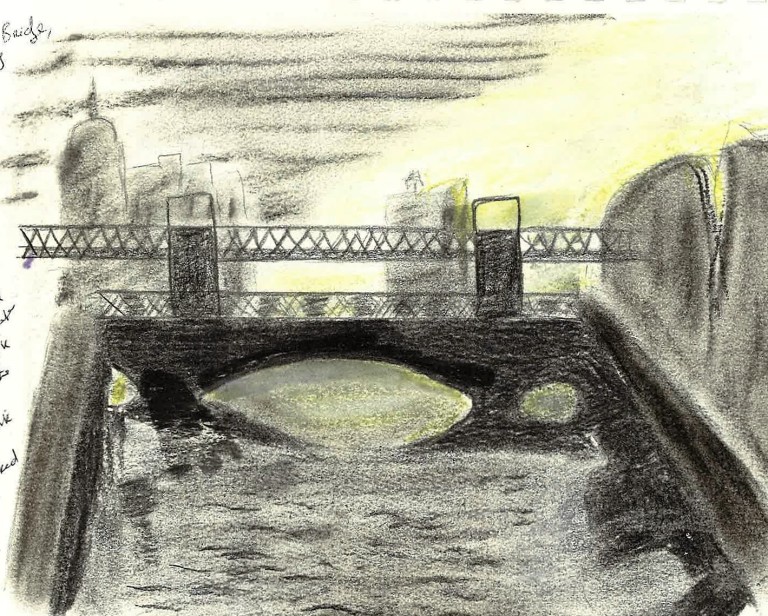 Butt Bridge over the Liffey in Dublin